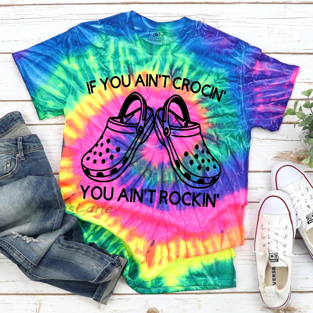 If You Aint Crocin You Aint Rockin Shirt, Crocs